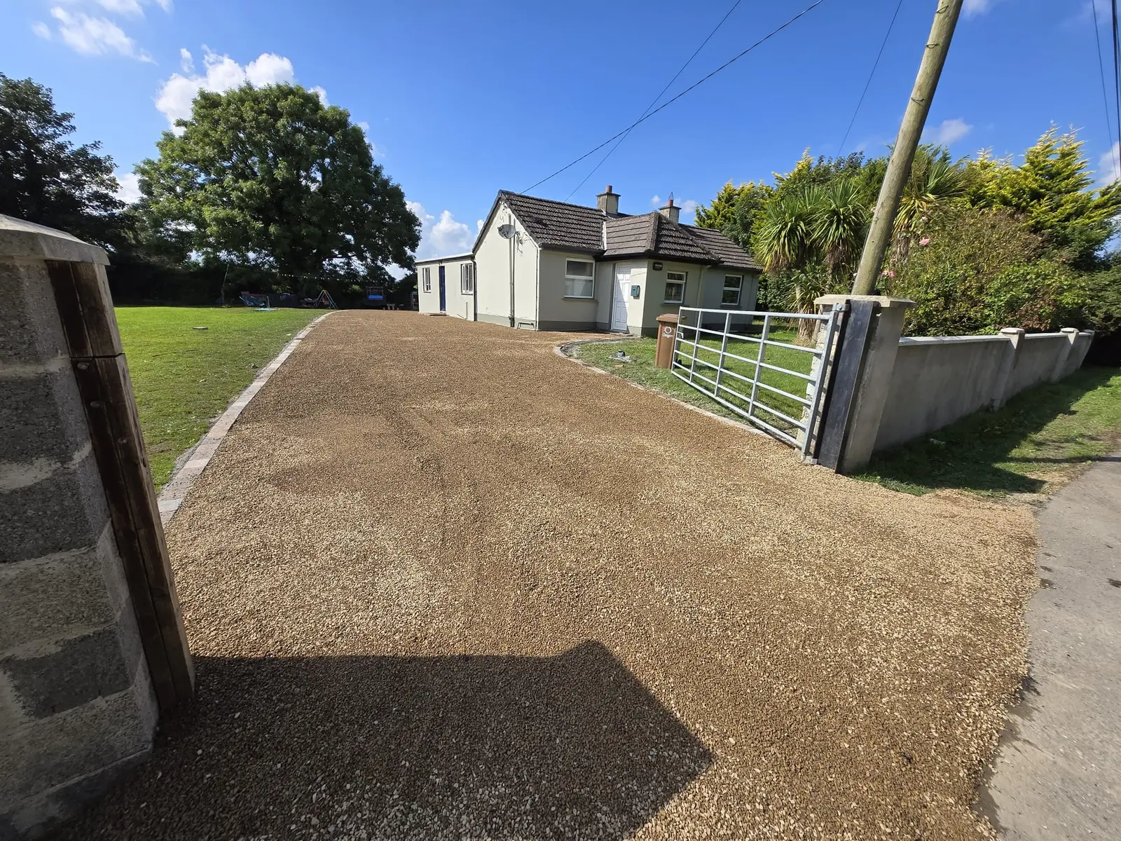 Country Driveway project by Allsurface Groundworks in South Dublin