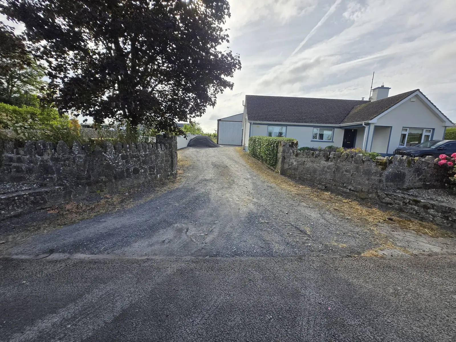 Tarmac Courtyard project by Allsurface Groundworks in South Dublin